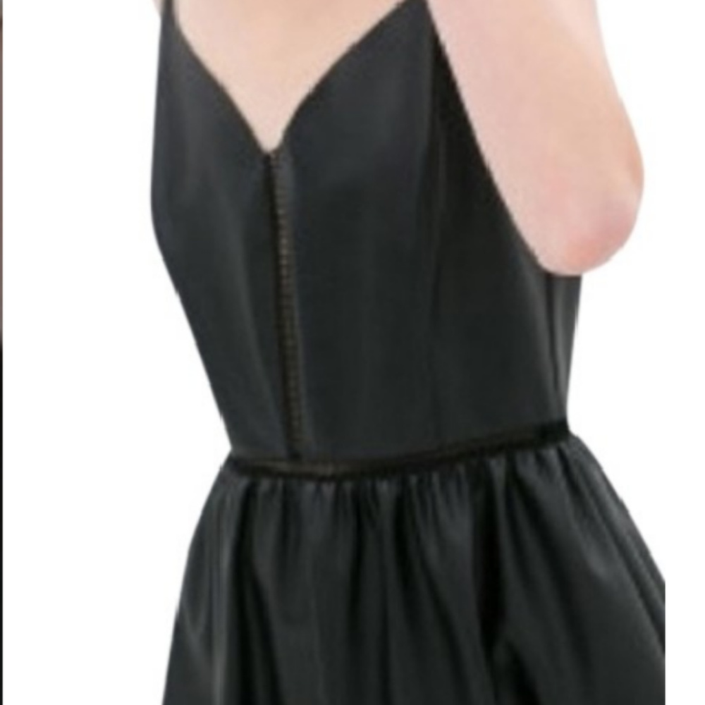 Zara Faux Leather Mini Dress - Picture 7 of 9